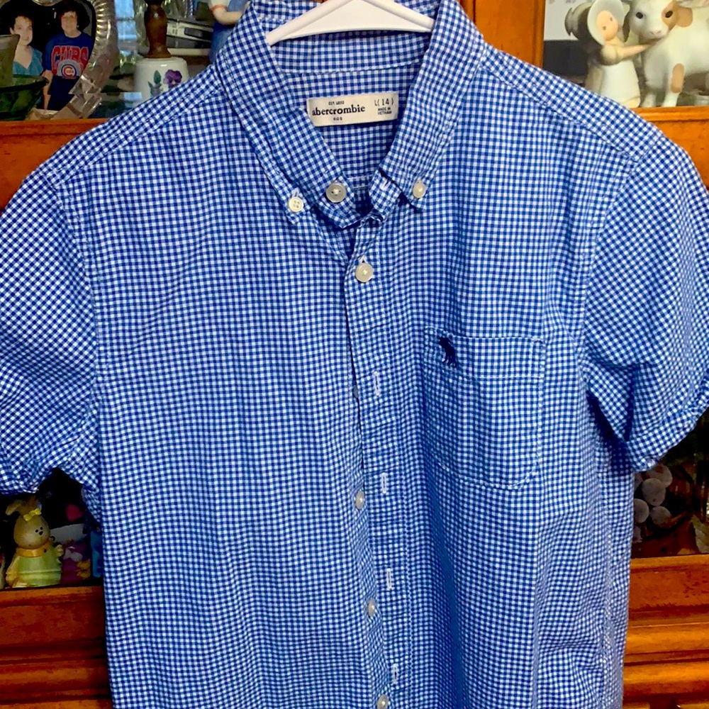 Boys 14 button up shirt